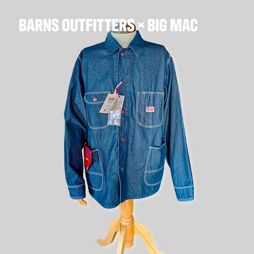 BARNS OUTFITTERS × BIG MAC / デニムカバーオール（BR-24421） ALBUM RICE