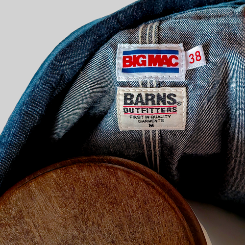 BARNS OUTFITTERS × BIG MAC / デニムカバーオール（BR-24421） ALBUM RICE