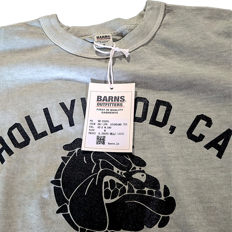 BARNS OUTFITTERS 20/- JPN STANDARD TEE “BULLDOGS”
