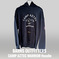 BARNS OUTFITTERS / CAMP AZTEC WARRIOR Hoodie / Vintage Crack Prin