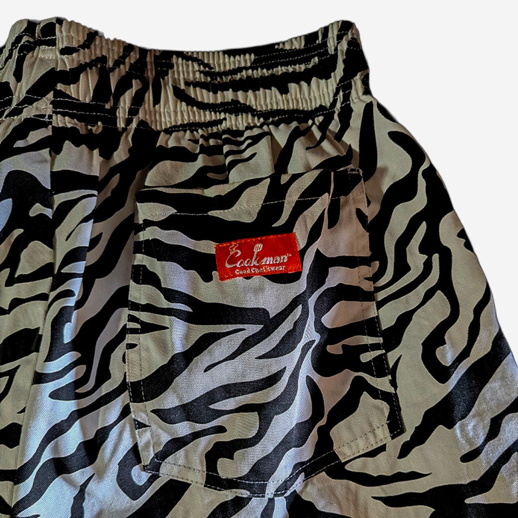 Cookman Chef Short Pants ゼブラ柄 ショーツ / L パンツ - ALBUM RICEパンツ