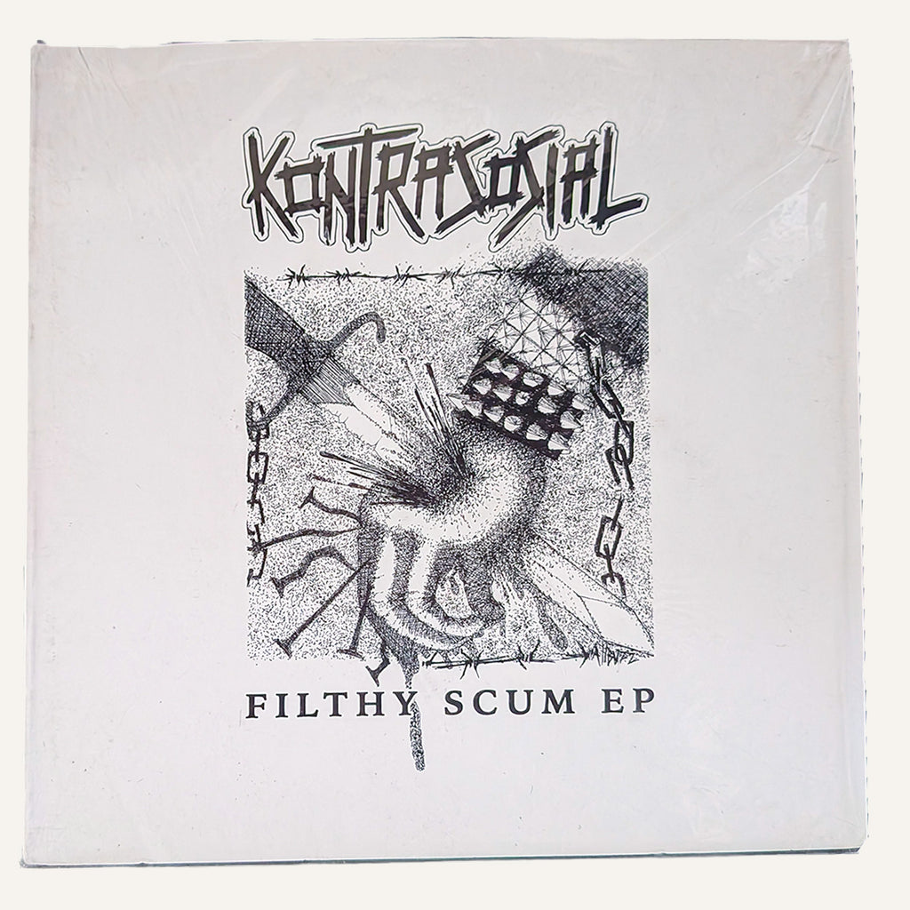 KONTRASOSIAL Filthy Scum EP 7インチレコード ジャケット表面