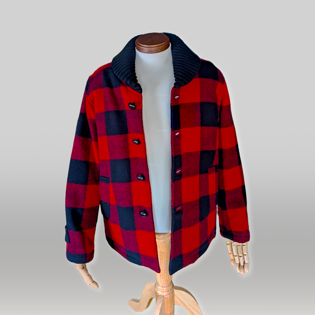 FIVE BROTHER ウールバッファローチェックジャケット