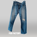 FOB FACTORY / Denim Pants / ダメージ・リペア / ブルー / 日本製 / Size 32 / Used ALBUM RICE
