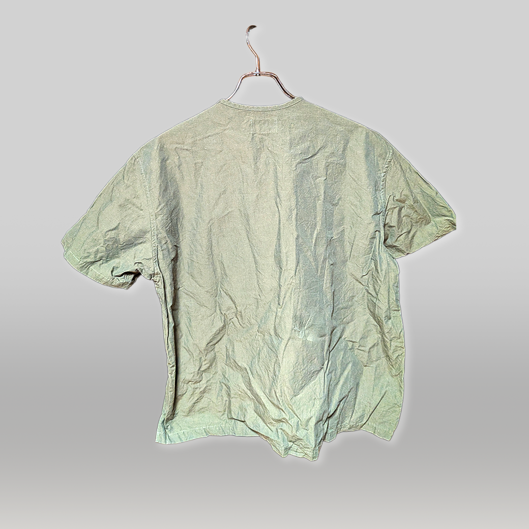 Manual Alphabet ハーフジッププルオーバーシャツ（オリーブ / 日本製 / USED）