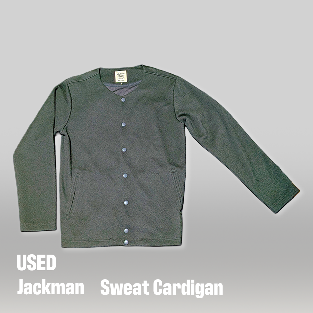Jackman（ジャックマン）  Sweat Cardigan（スウェットカーディガン）／Made in Japan