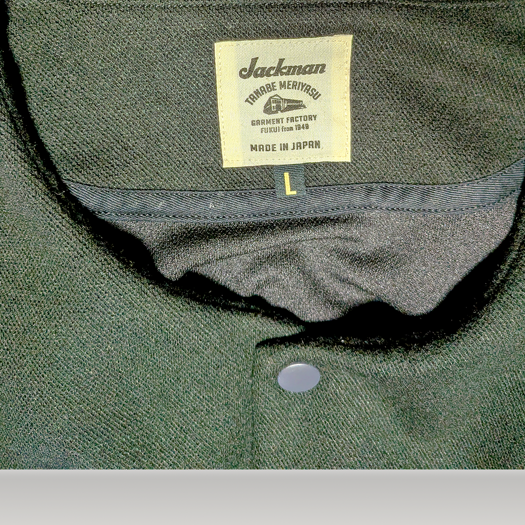 Jackman（ジャックマン）  Sweat Cardigan（スウェットカーディガン）／Made in Japan