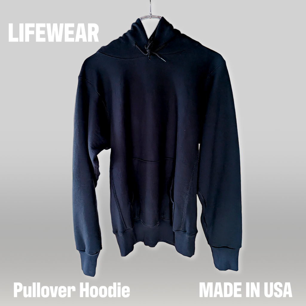LIFEWEAR / Pullover Hoodie / MADE IN USA / Black / Size S / 新品・US直輸入