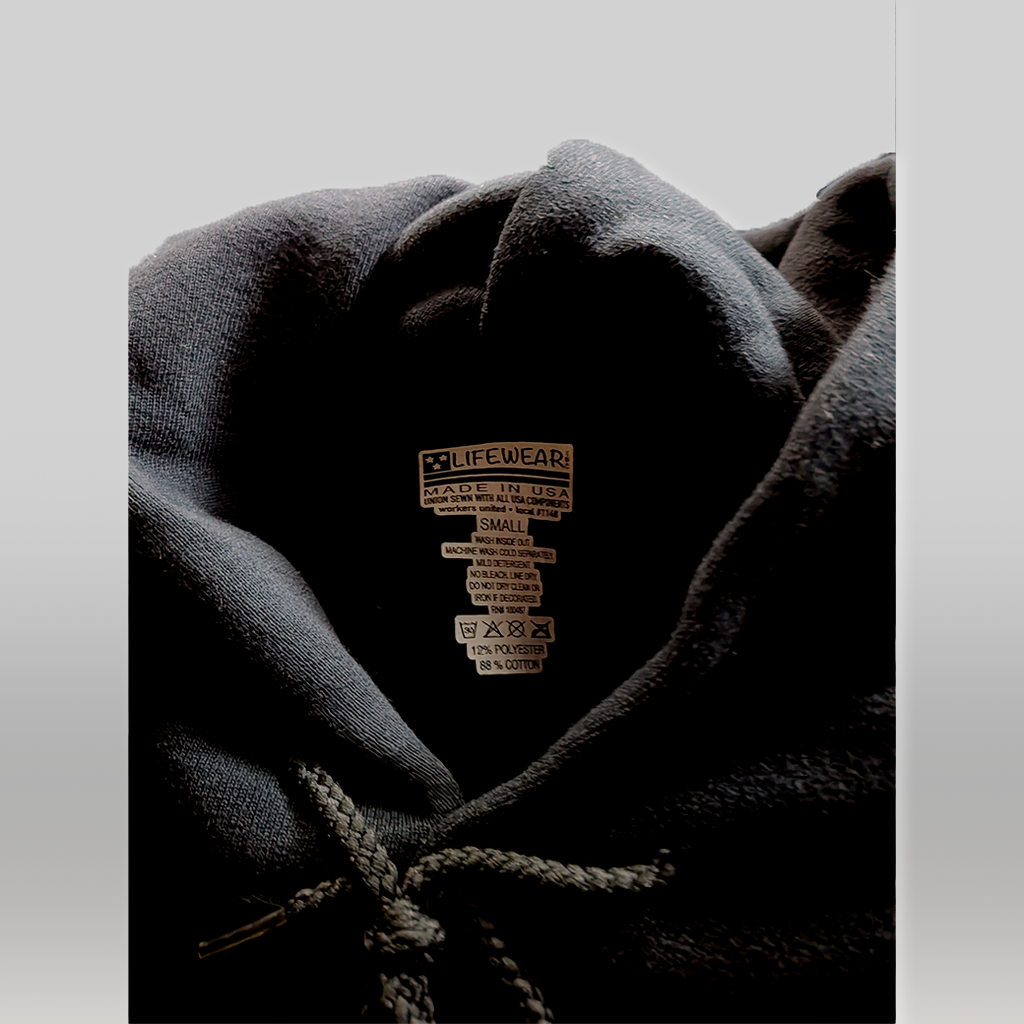 LIFEWEAR / Pullover Hoodie / MADE IN USA / Black / Size S / 新品・US直輸入