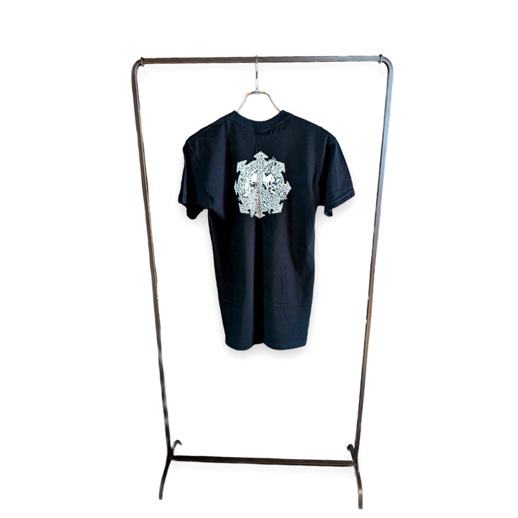 PHOBIA ロゴプリント Tシャツ ブラック