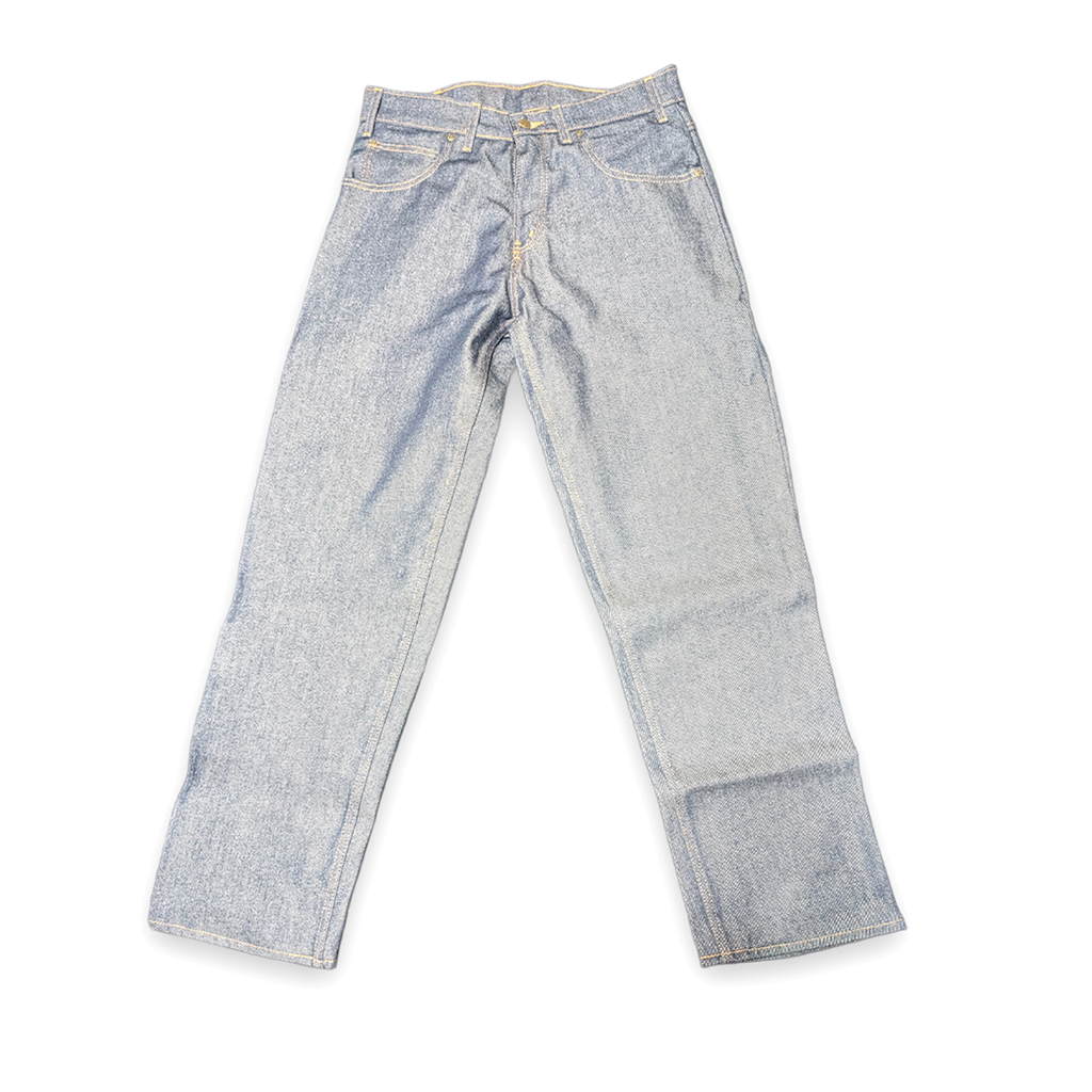 PRISON BLUES Rigid Blue Relaxed Fit Jeans / USA製