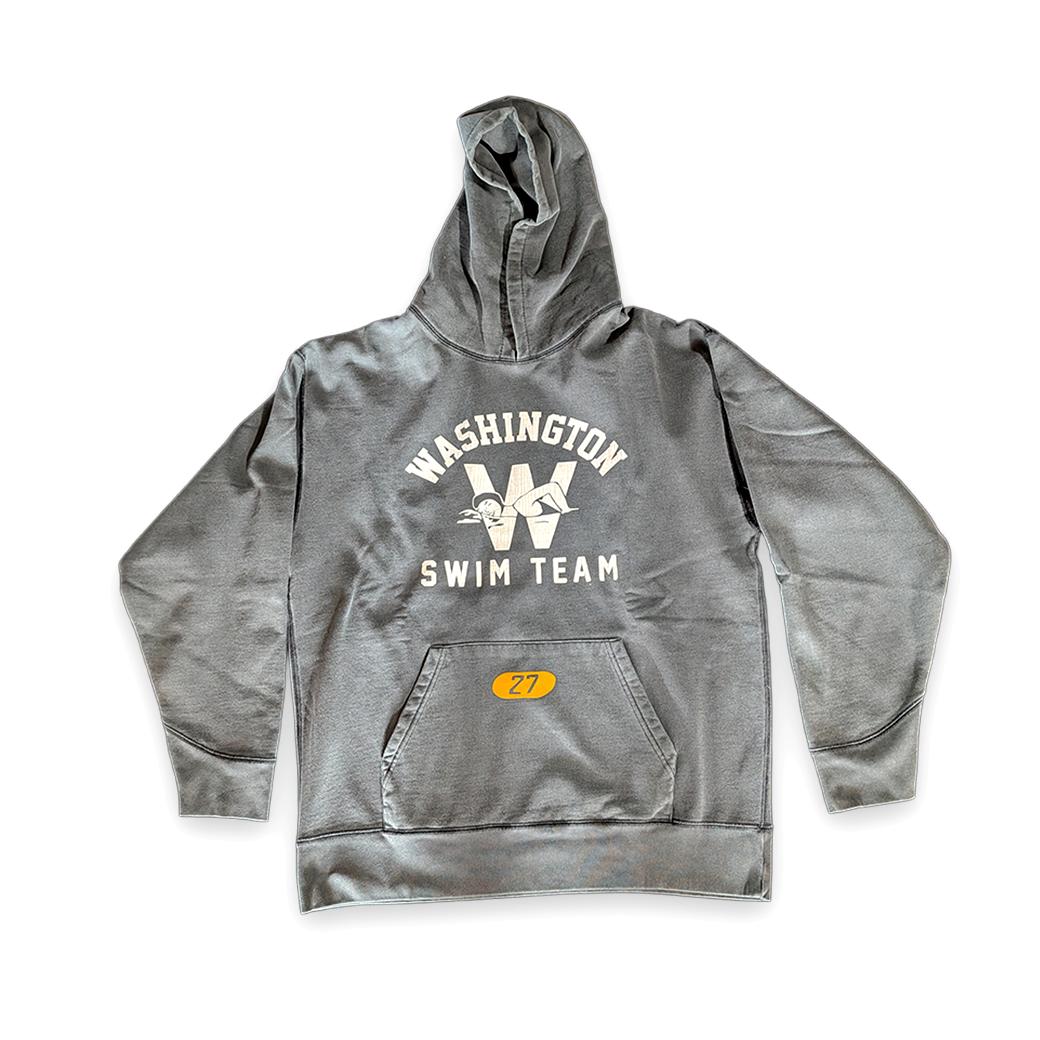 BARNS OUTFITTERS “WASHINGTON SWIM TEAM” Vintage Wash Hoodie