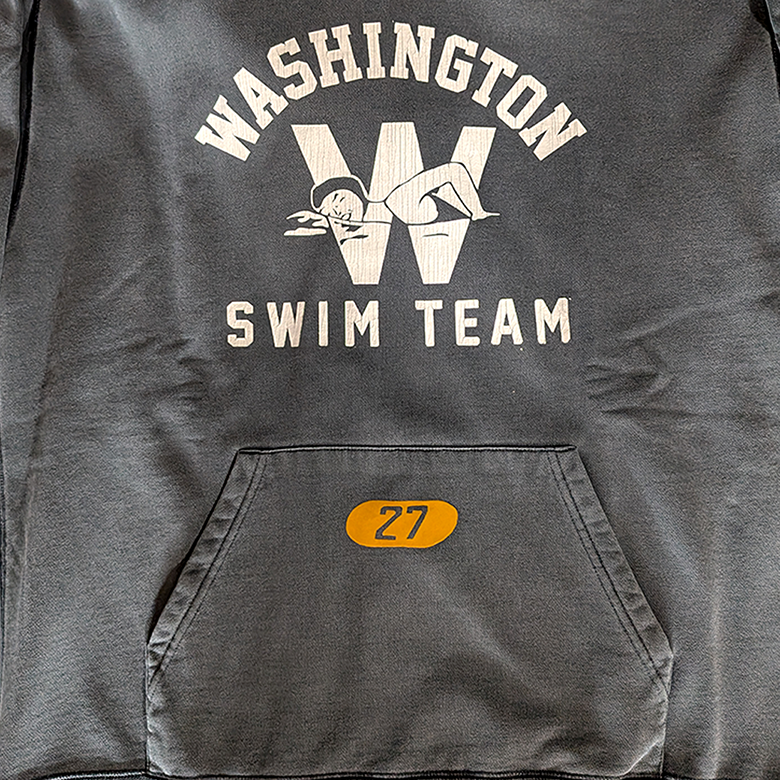 BARNS OUTFITTERS “WASHINGTON SWIM TEAM” Vintage Wash Hoodie