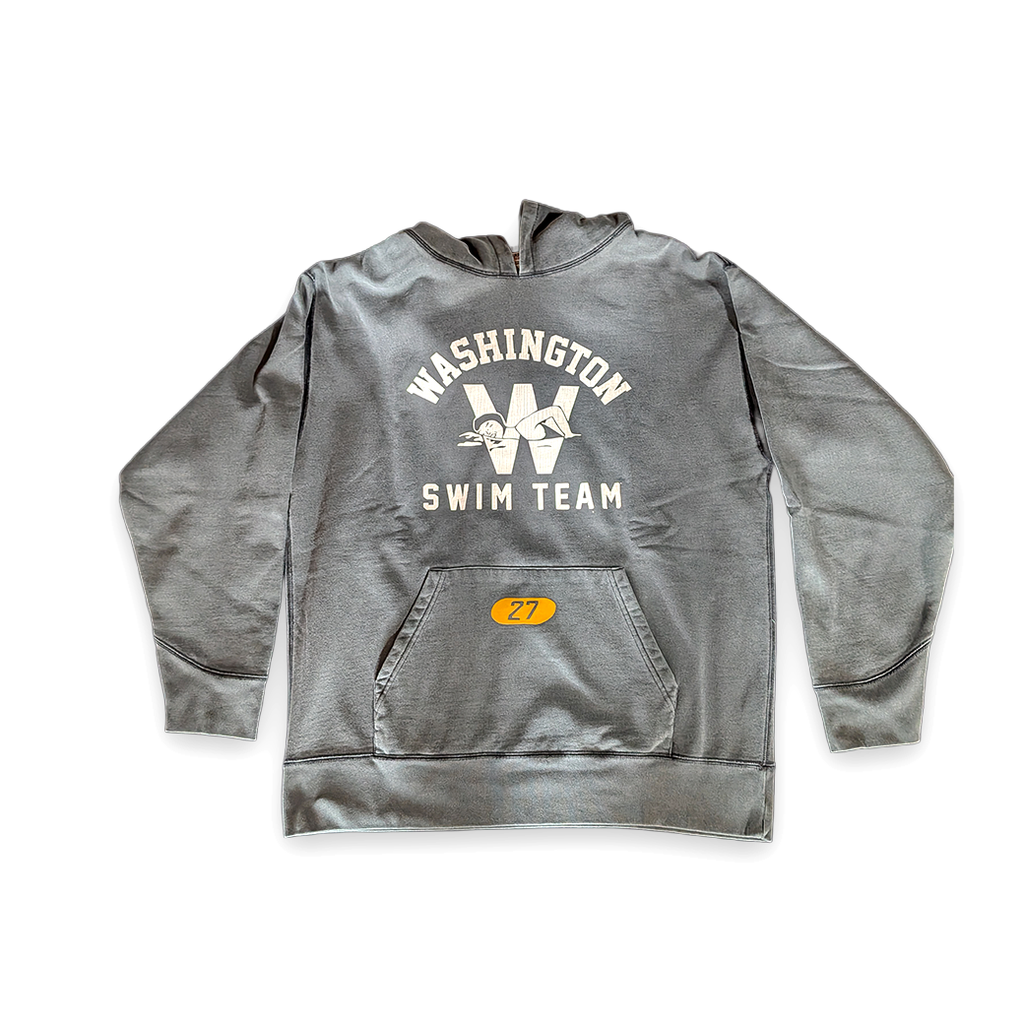 BARNS OUTFITTERS “WASHINGTON SWIM TEAM” Vintage Wash Hoodie
