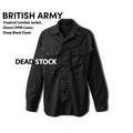 デッドストック イギリス軍 TROPICAL COMBAT ジャケット デザートDPMカモ DEEP BLACK染め