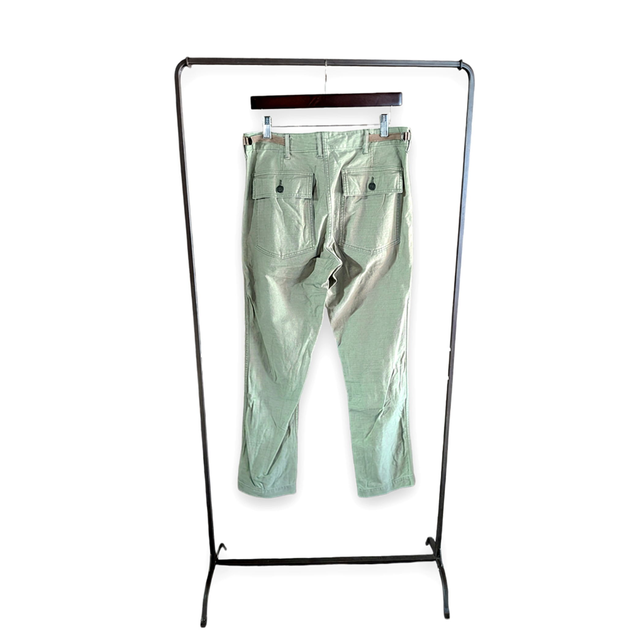 WORKERS Cotton Pants Olive / SMALL SLIM