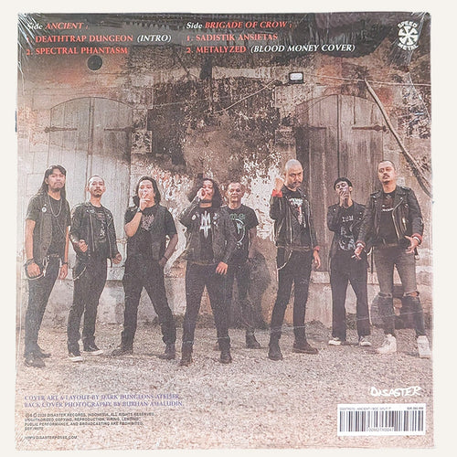 ANCIENT / BRIGADE OF CROW – SPLIT SINGLE 7″ レコード - ALBUM RICEレコード