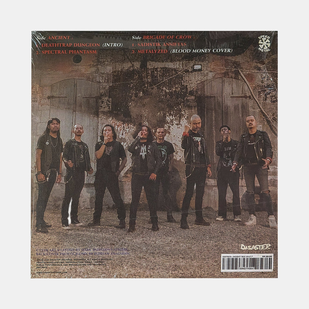 ANCIENT / BRIGADE OF CROW – SPLIT SINGLE 7″