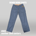 ANOTHER 20th CENTURY（アナザー トゥエンティース センチュリー） OKAVANGO DENIM WORK TROUSERS（MADE IN JAPAN）