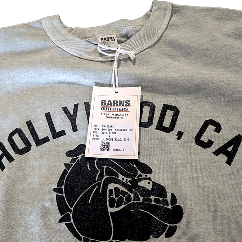 BARNS OUTFITTERS 20/- JPN STANDARD TEE “BULLDOGS” - ALBUM RICE