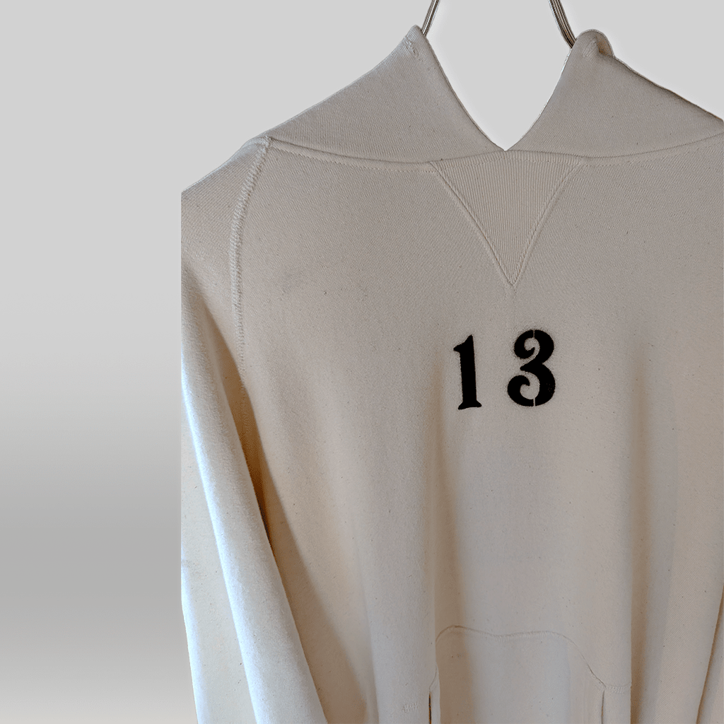 BARNS OUTFITTERS Tsuri-Ami Hoodie “13” / Natural / Made in Japan / Size L 商品画像 2