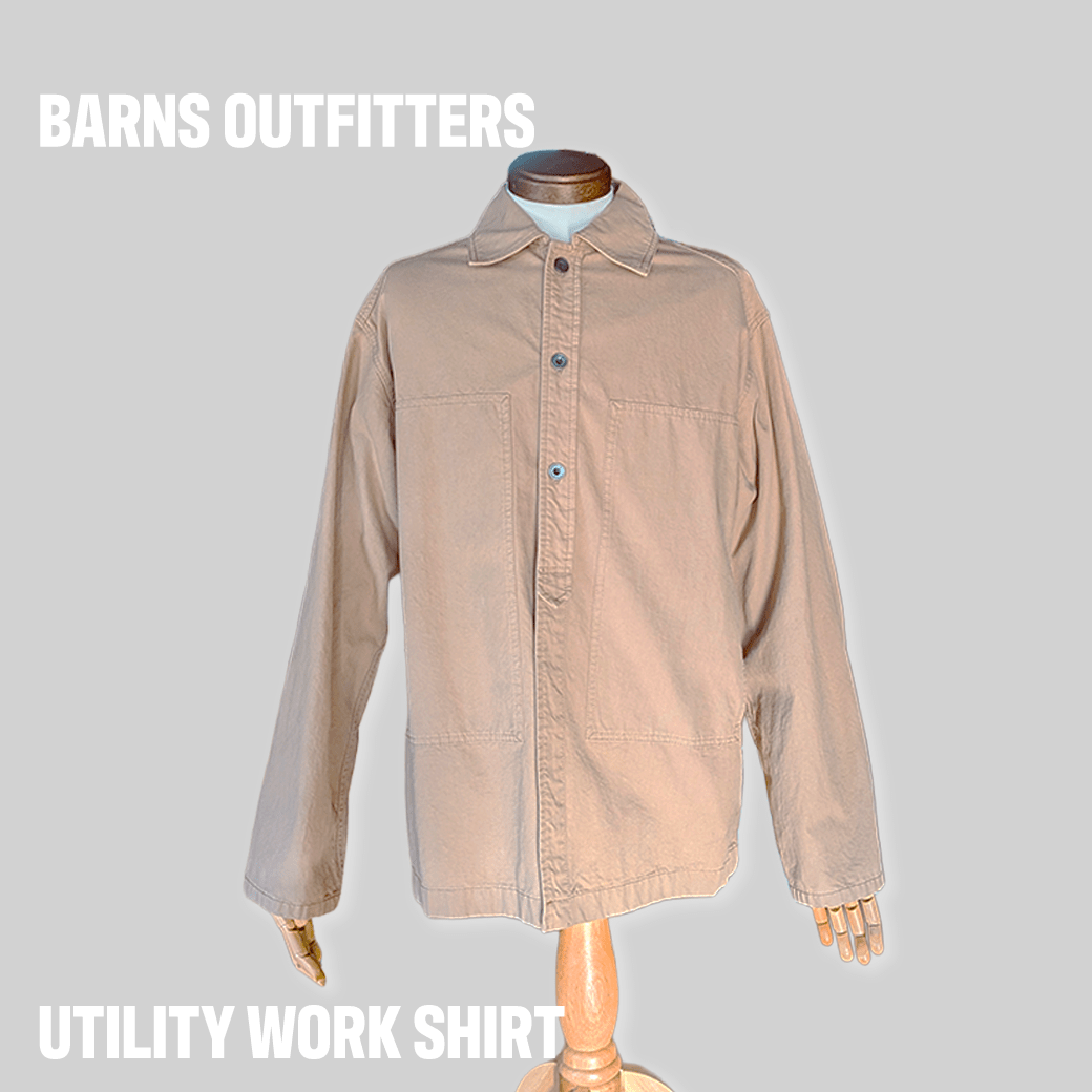 BARNS OUTFITTERS / UTILITY WORK SHIRT（BR-24117） - ALBUM RICE
