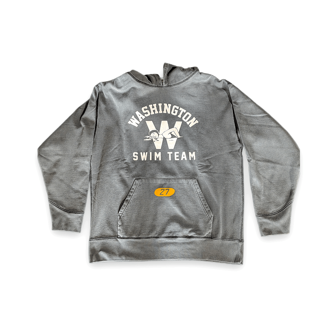 BARNS OUTFITTERS “WASHINGTON SWIM TEAM” Vintage Wash Hoodie スウェット - ALBUM RICEスウェット