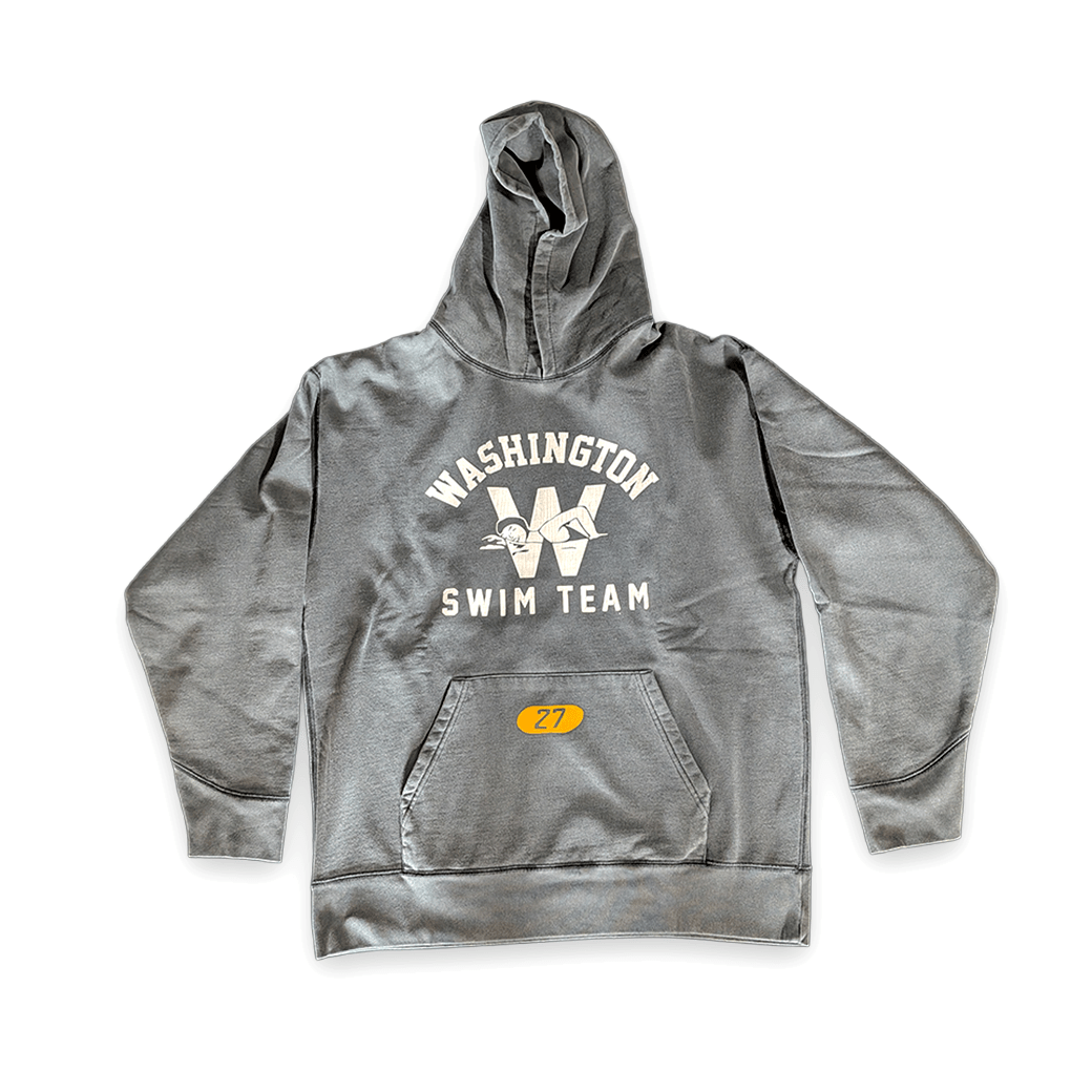 BARNS OUTFITTERS “WASHINGTON SWIM TEAM” Vintage Wash Hoodie スウェット - ALBUM RICEスウェット