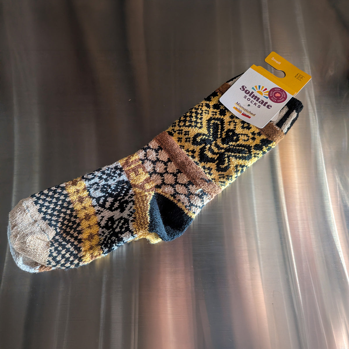 Solmate Socks クルーソックス HONEY BEE S 22～25cm