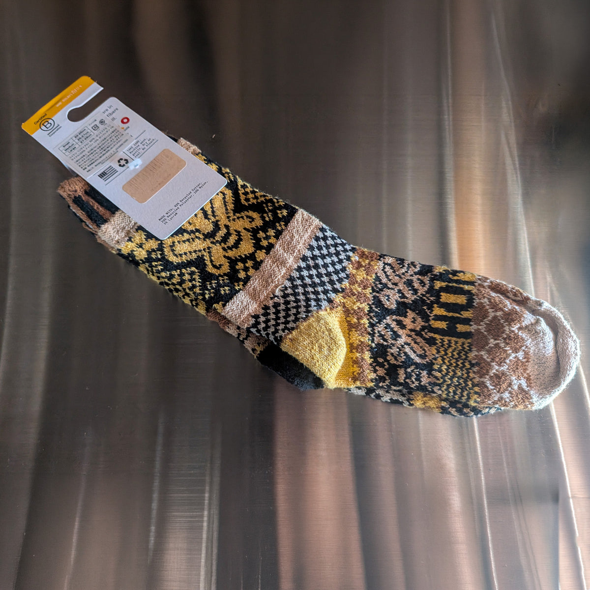 Solmate Socks クルーソックス HONEY BEE S 22～25cm