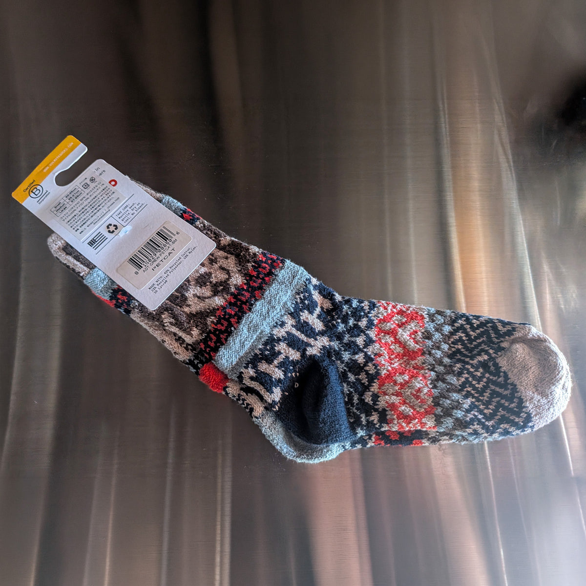 Solmate Socks クルーソックス PETCAT S 22～25cm
