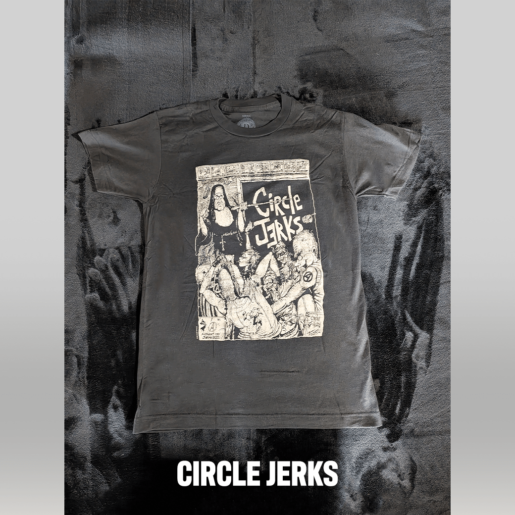 CIRCLE JERKS T-SHIRTS - ALBUM RICE
