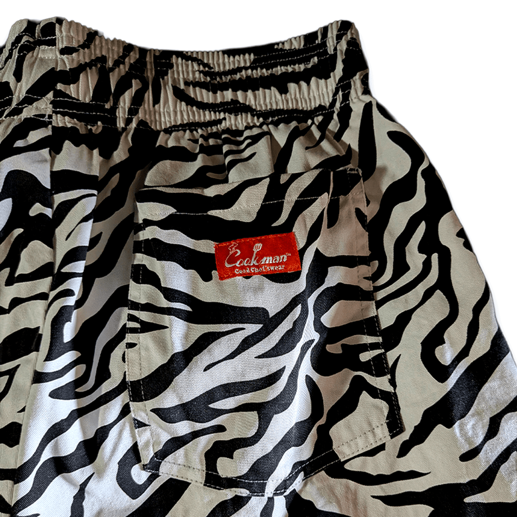 Cookman Chef Short Pants ゼブラ柄 ショーツ / L パンツ - ALBUM RICEパンツ