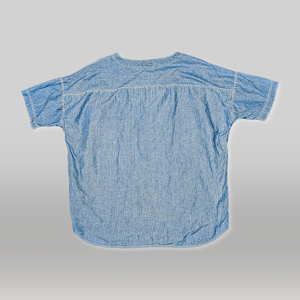 Cotton Chambray Pullover Shirt／コットンシャンブレー プルオーバーシャツ（日本製） シャツ - ALBUM RICEシャツ
