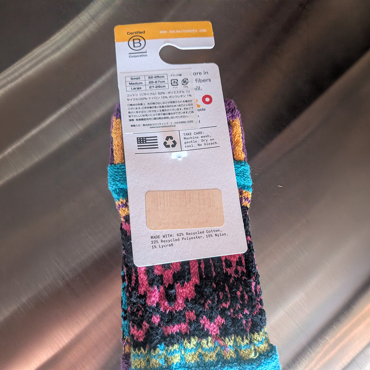 Solmate Socks クルーソックス DAY OF THE DEAD S 22～25cm