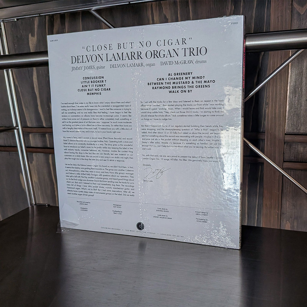 Delvon Lamarr Organ Trio – Close But No Cigar｜LP レコード - ALBUM RICEレコード