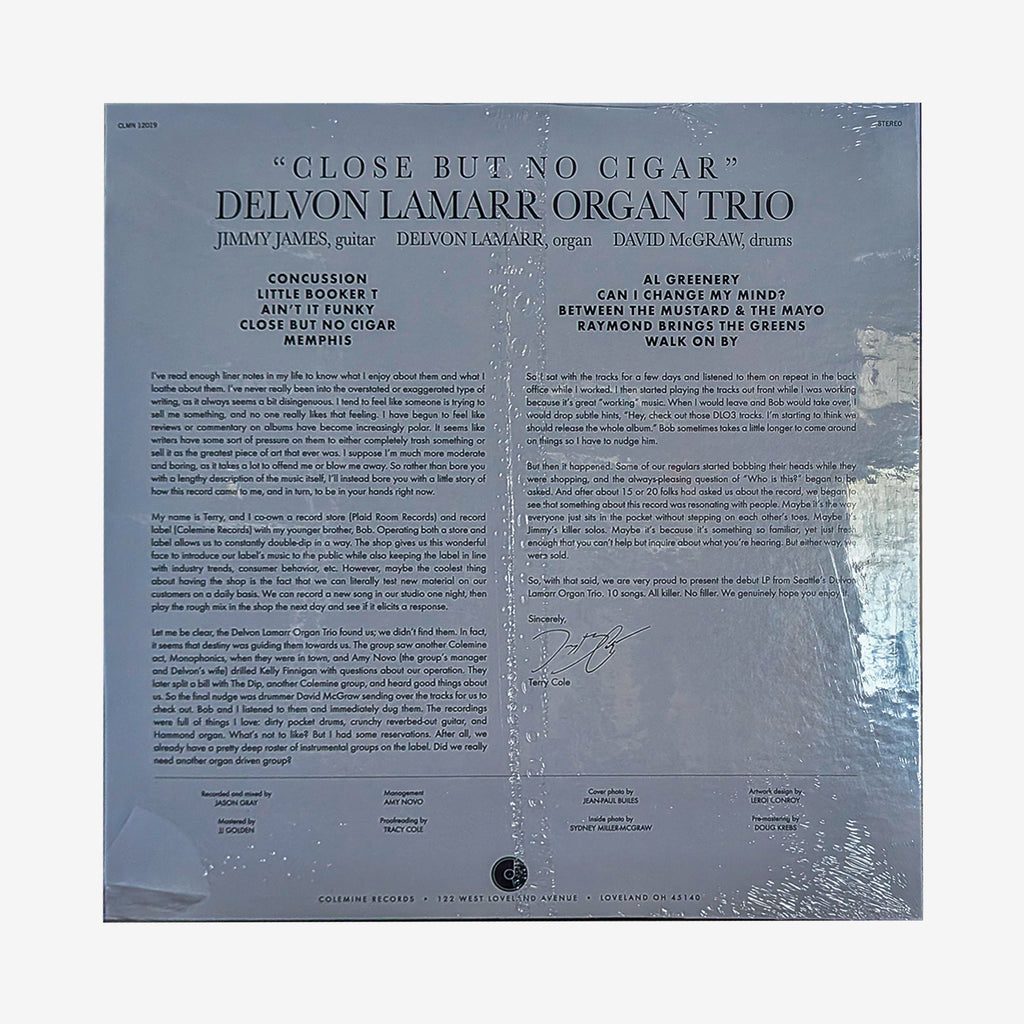 Delvon Lamarr Organ Trio – Close But No Cigar｜LP 商品画像 2