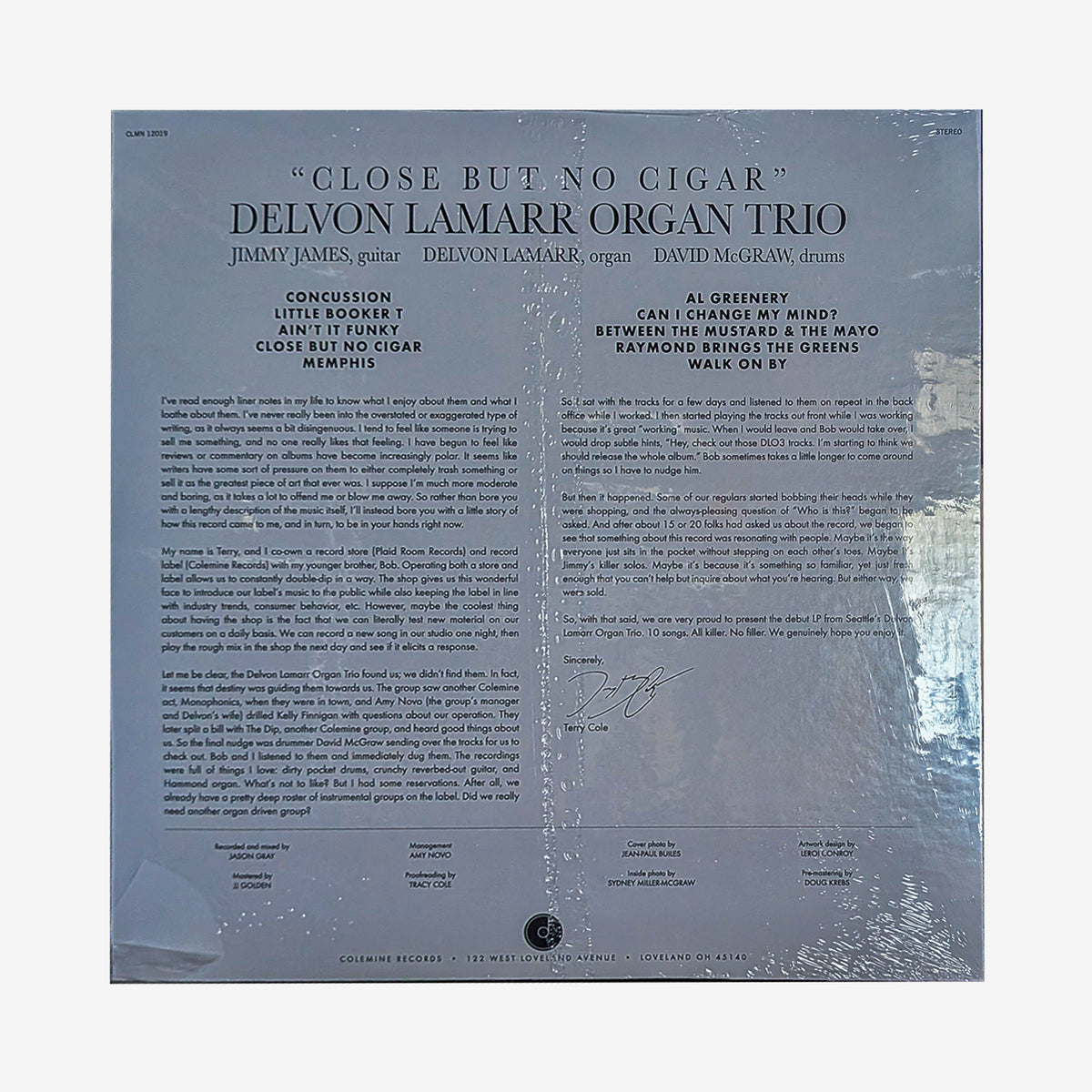 Delvon Lamarr Organ Trio – Close But No Cigar｜LP 商品画像 2