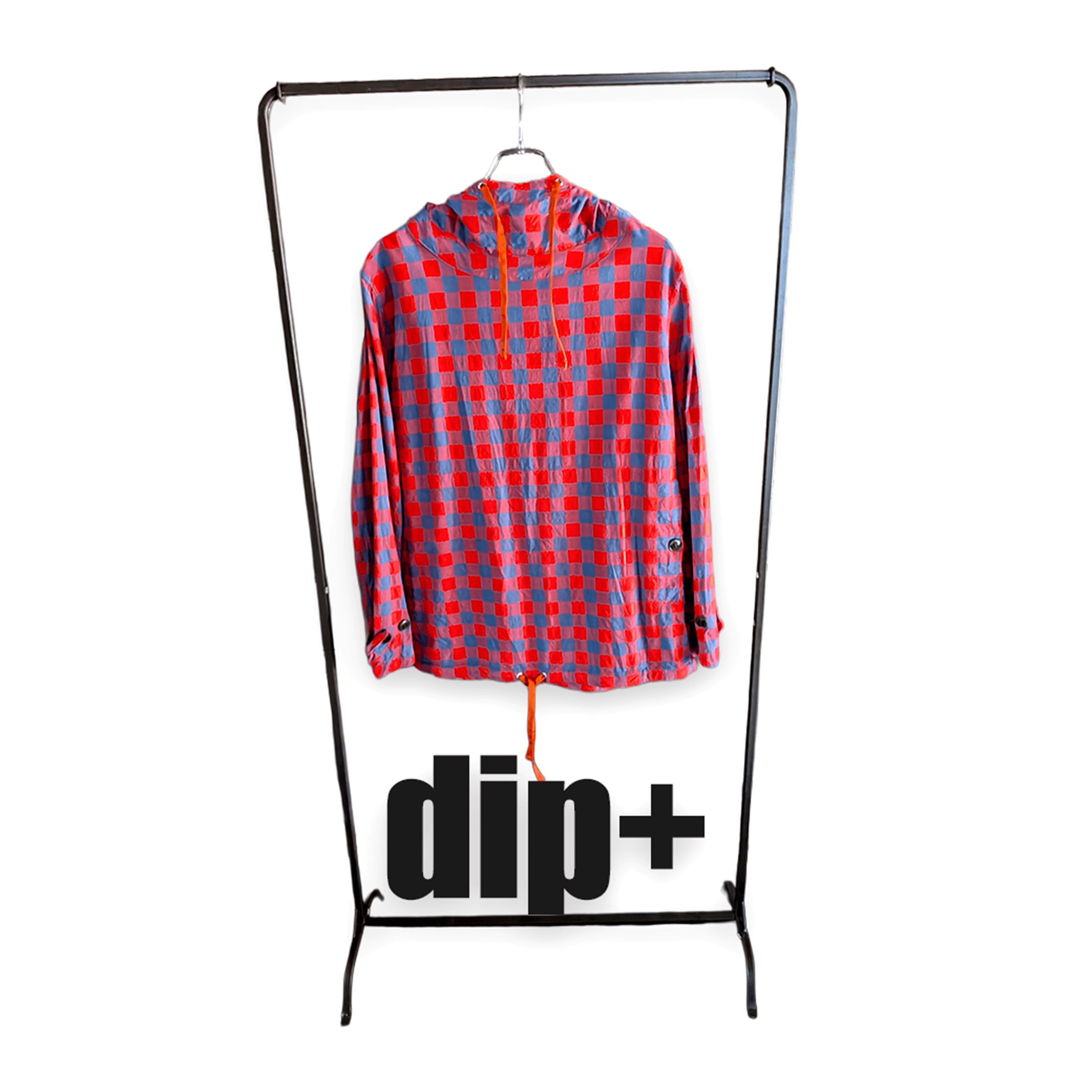 dip+ チェック プルオーバーパーカー / フーデッドシャツ シャツ - ALBUM RICEシャツ