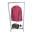 dip+ チェック プルオーバーパーカー / フーデッドシャツ
