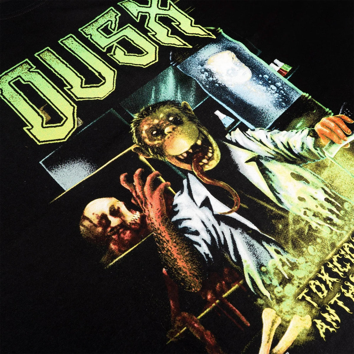 DUSX「TOXIC」Tシャツ ブラック｜DISASTER RECORDS T-SHIRTS - ALBUM RICET-SHIRTS