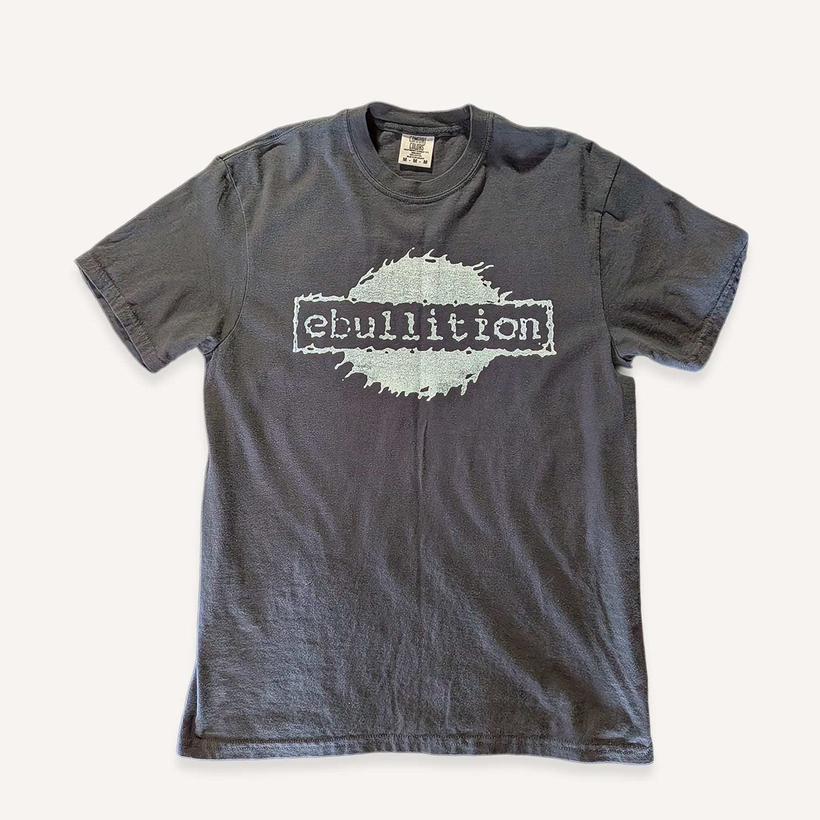 Ebullition - Front & Back Logo Comfort Colors T-Shirt T-SHIRTS - ALBUM RICET-SHIRTS