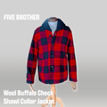 FIVE BROTHER ウールバッファローチェックジャケット - ALBUM RICE