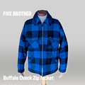 FIVE BROTHER／バッファローチェック ワークシャツジャケット