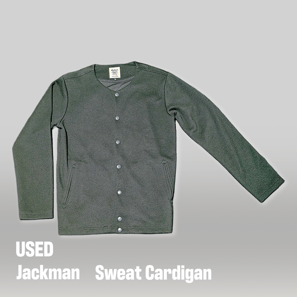 Jackman（ジャックマン） Sweat Cardigan（スウェットカーディガン）／Made in Japan