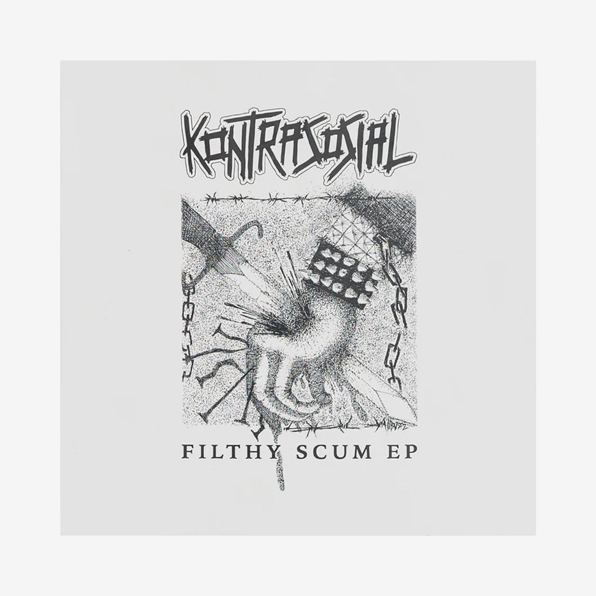 KONTRASOSIAL – FILTHY SCUM EP 7″ レコード - ALBUM RICEレコード