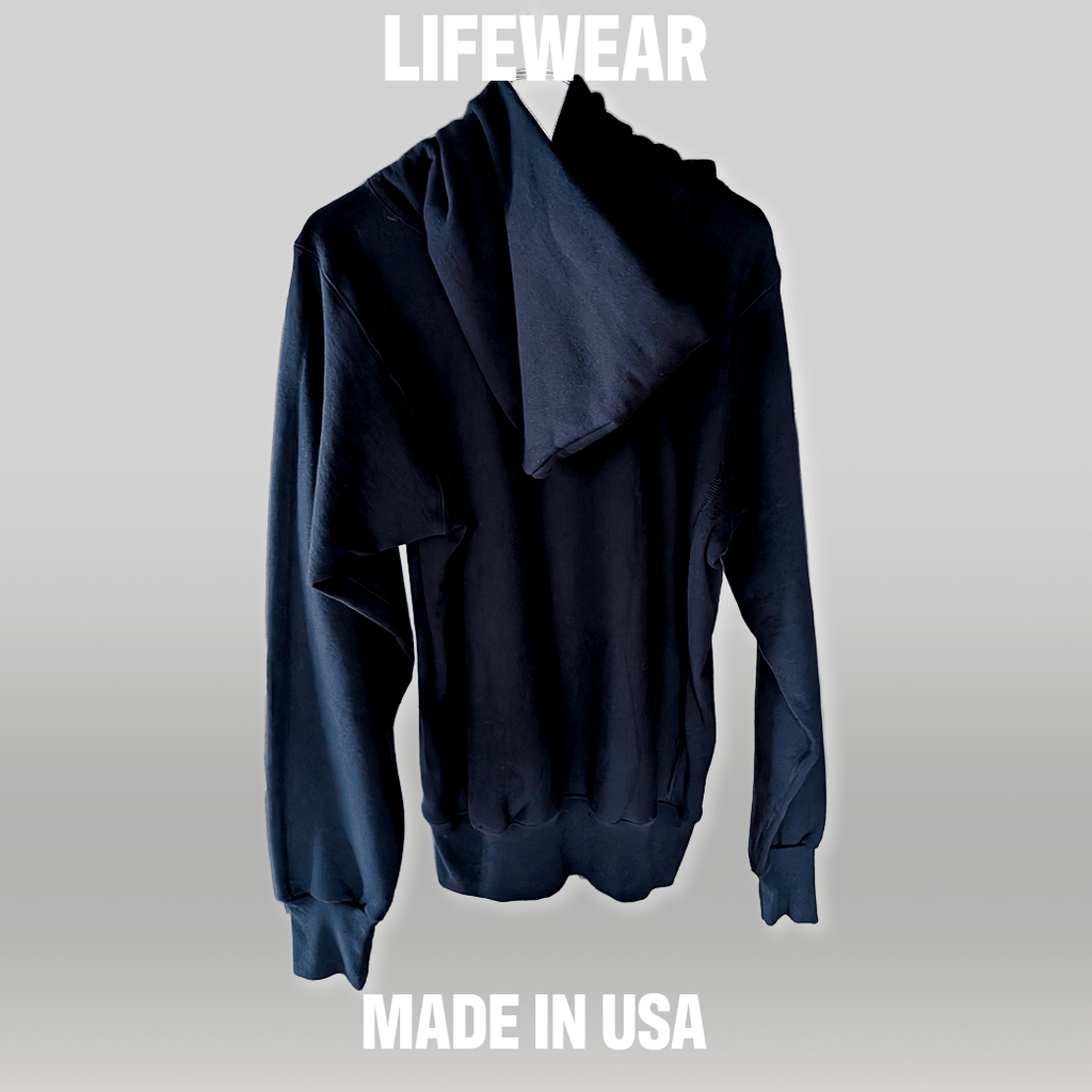 LIFEWEAR / Pullover Hoodie / MADE IN USA / Black / Size S / 新品・US直輸入 - ALBUM RICE