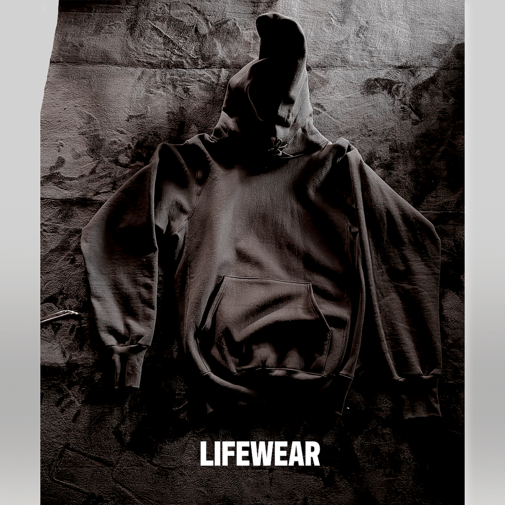 LIFEWEAR / Pullover Hoodie / MADE IN USA / Black / Size S / 新品・US直輸入 - ALBUM RICE