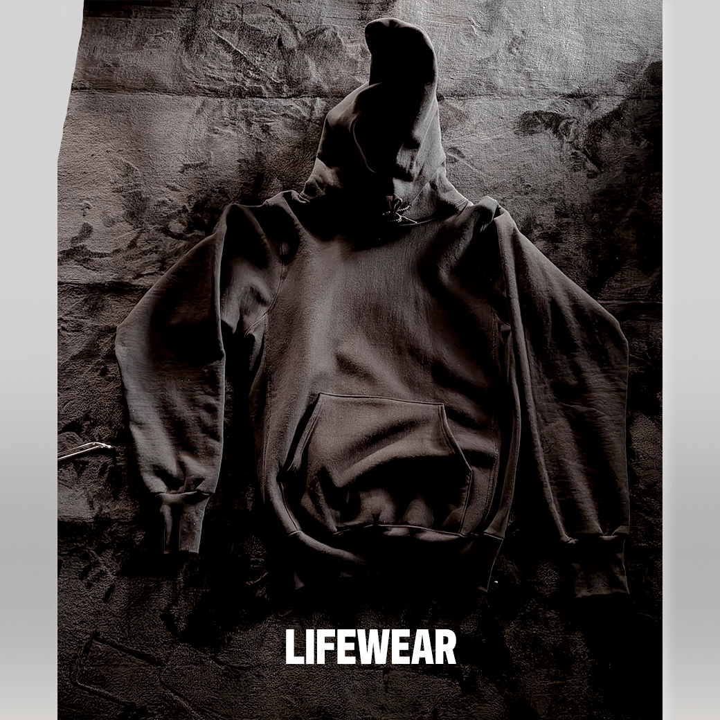 LIFEWEAR / Pullover Hoodie / MADE IN USA / Black / Size S / 新品・US直輸入 - ALBUM RICE