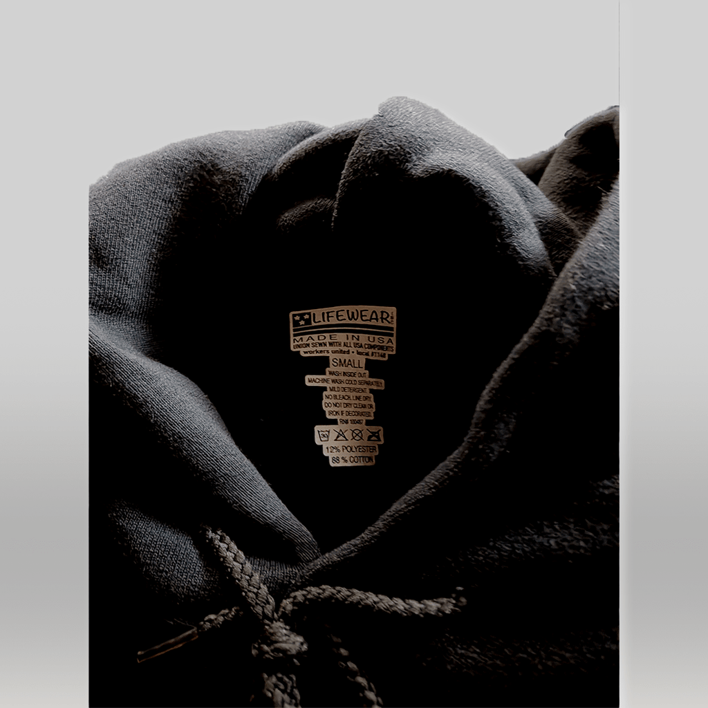 LIFEWEAR / Pullover Hoodie / MADE IN USA / Black / Size S / 新品・US直輸入 - ALBUM RICE